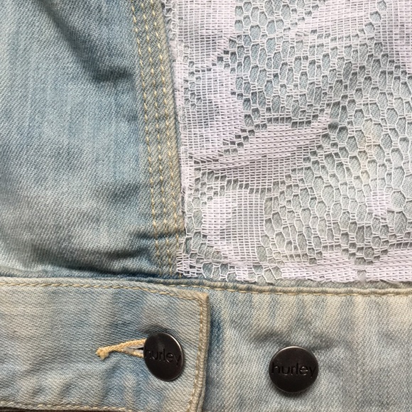 Hurley Jean Jacket with Lace - Picture 5 of 5